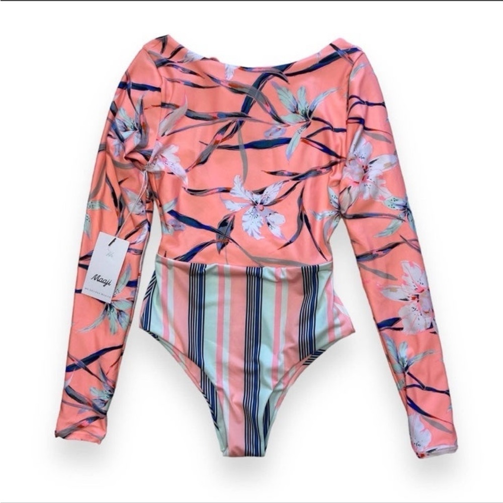 Maaji Women's Surf One Piece - Coral Floral